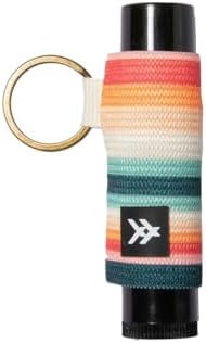Thread Wallets Elastic Chapstick and Lip Gloss Holder Keychain, Renae, One Size