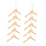 Doll Dress Hanger 10pcs Hanger Doll Closets Hangers Small Suit Hangers Kids Wooden Hanger Nonslip Ha