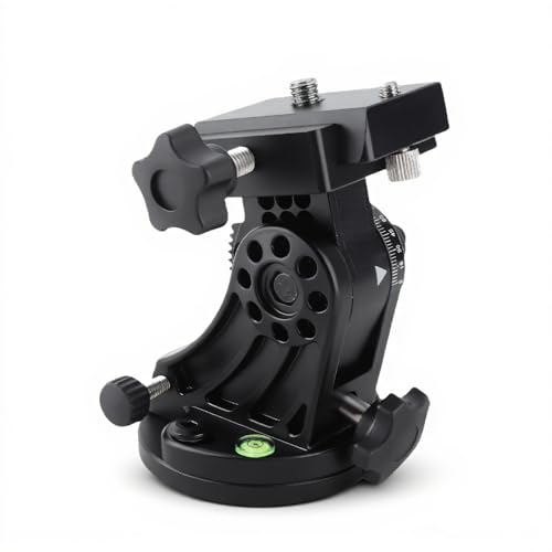 Latitude Adjustment Mount, Equatorial Wedge 0°-70° Fine Adjustment, Aluminum Alloy Alignment Base for Star Trackers & Astrophotography with Universal Mounting Plate