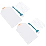 Beavorty Juego de 2 Bandejas para Pintura de Gemas con Divisores, Portaherramientas Portátil para Bordado de Cuentas, Material Duradero para Arte con Gemas y Clasificación de Mosaicos