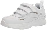 Apex Men's Triple Strap Walker White Leather 10.5 W US