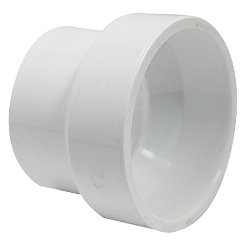 Canplas 193022 PVC DWV Reducing Coupling, 2 x 1-1/2-Inch, White Cover