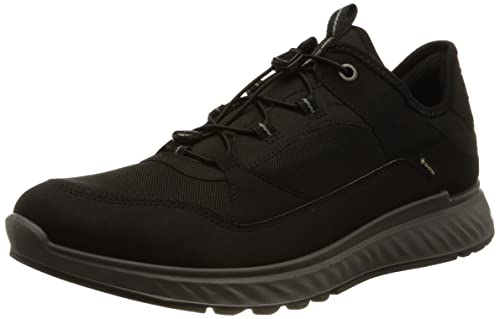 Ecco Herren EXOSTRIDEM Sneaker, Schwarz (Black 1), 45 EU