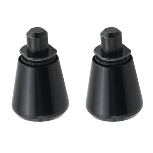 HJGarden 2PCS Black Stainless Steel Solid Cylindrical Spring Locating Pin Industrial Machinery Accessories for Molds Machine Case Electrical Appliances Car Door Latch