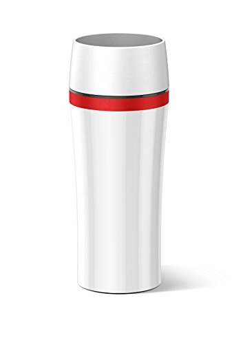 Emsa 514579 Isolierbecher, Mobil genießen, 360 ml, Quick Press Verschluss,...