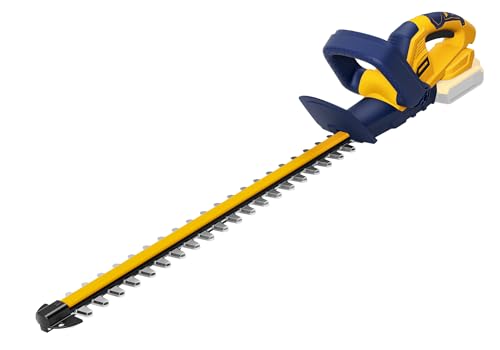 ADOTOCAM Cortasetos inalámbrico de 20 V para batería Dewalt de 20 V (solo herramienta), cortasetos eléctrico de 22 pulgadas, recortadora de arbustos sin escobillas de 1400 SPM, capacidad de corte de 3
