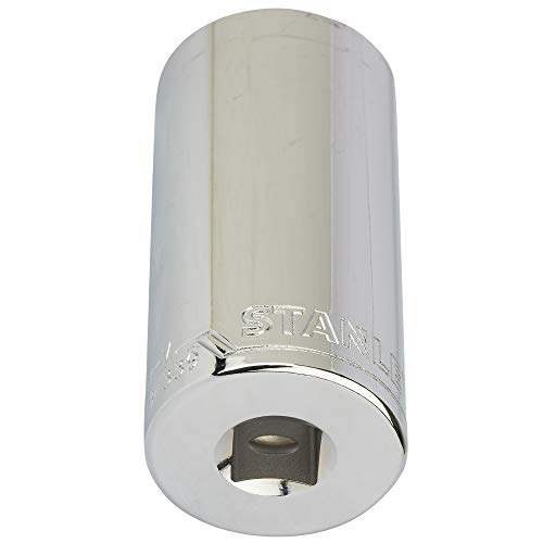 Image of STANLEY STMT73339-8B 1 /2-inch 30mm Chrome Vanadium Steel 6 Point Deep Socket (Silver)