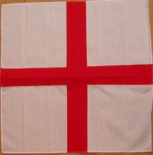 21" x 21" (54 x 54cm) England St George Cross English Flag Head Scarf Bandana 100% Cotton