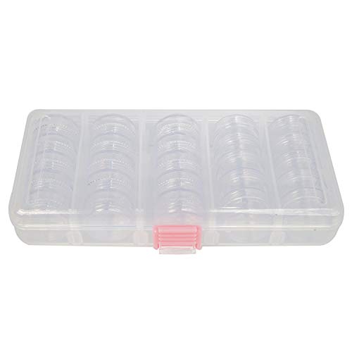 The Beadsmith Personality Case, Clear Plastic Bead Storage Case with 25 Removable and Stackable Jars - Image 3