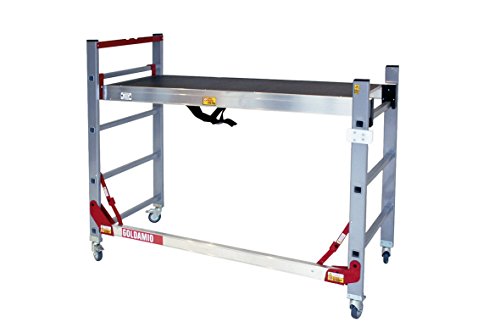 ANDAMIO PLEGABLE de ALUMINIO para TODO TIPO de PROFESIONALES GOLDAMIO - ¡¡La Mejor Solución para las Pequeñas y Medianas Alturas!! (A15)