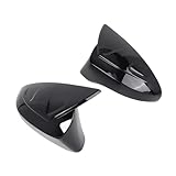 Door Side Mirror Cover Caps Fit for Lexus IS GS CT LS ES RC F Sport Glossy Black