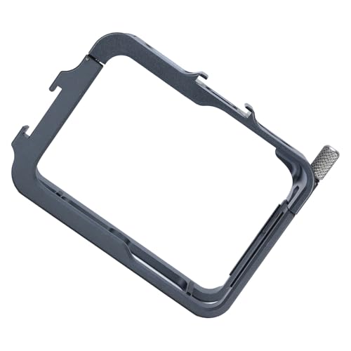 Cage de caméra d'action en aluminium avec double chaussure froide et interface 1/4