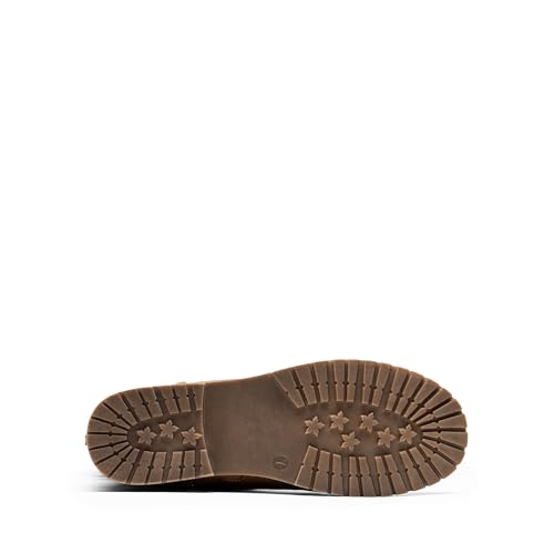 DREAM PAIRS Women's Mid Calf Built-in Wallet Pocket Lace up Military Combat Boots,Size 7,All Burgundy,MISSION