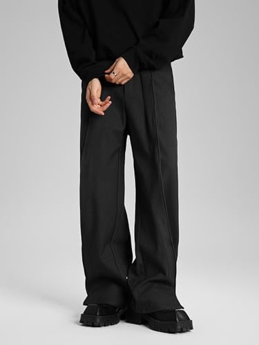 Men's Casual Pants Fall Winter Straight Leg Drop Dress Trousers Pants for Men4