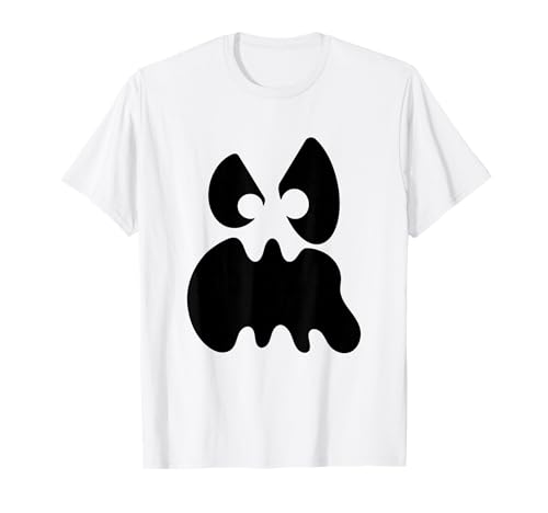 Disfraz de fantasma aterrador divertido Halloween niño niña Camiseta