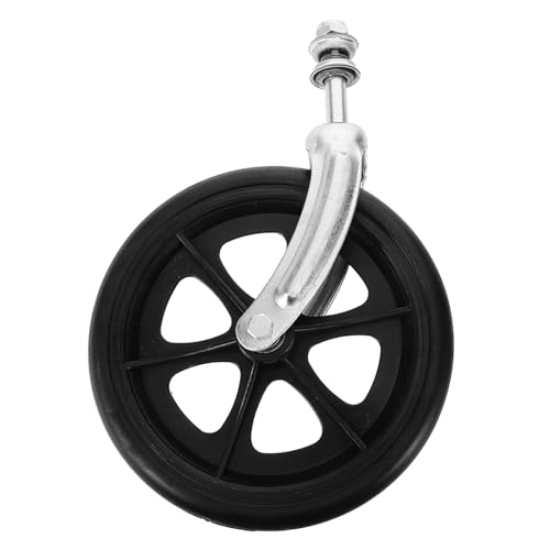 minkissy Front Wheel Assembly for Wheelchairs Durable Bearing and Wide Wheel Replacement Smooth Steering and Enhanced Stability for Easy Maneuverability and Comfortable Use