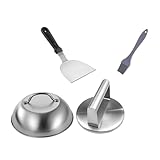 Outil de presse à hamburger grill - l'ensemble de presse à hamburger vous permet de préparer plus facilement des hamburgers farcis, des galettes, des tourtes à la viande avec cet outil de fabrication de galettes, outil de cuisine