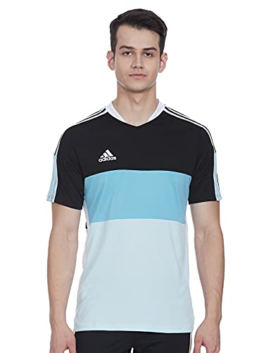 Preisvergleich Produktbild adidas Herren Tiro JSY Bl T-Shirt, Schwarz / Menhal, XL