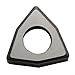 Carbide Shim Trigon for WNMG0804 Insert Turning Tool Holder Boring Bar Accessory, 10Pcs MW0804 Wear-Resistant Gasket, High Precision Replacement Pad for Cast Iron Machining