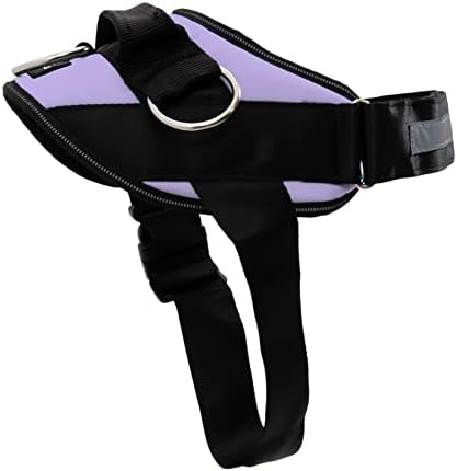 ShawnCo Essential Dog Harness, No-Pull Pet Vest with 3 Leash Clips, No Choke, Reflective, Adjustable and Padded, for Easy Walking and Training for Small, Medium and Large Dogs (ICY Lilac, S)