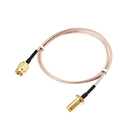 Low Loss RF Coaxial Cable Coax Wire RG-178 SMA Male to RP SMA Female 1.64ft