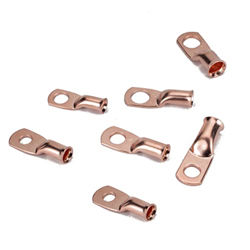 CIYODO 10Pcs Fechado Crimpagem Encolhível Cobre Conectores Pesados ​​Anel Terminais Elétricos X/Kit