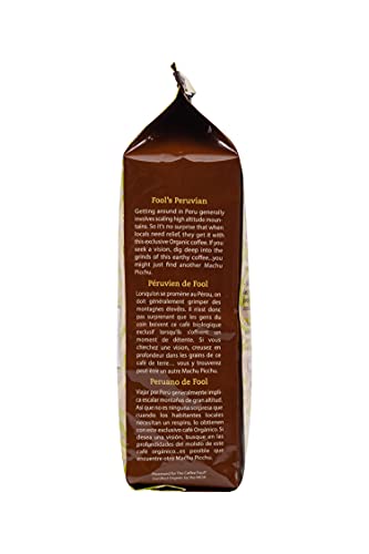 Coffee Fool's Organic Fair Trade Peruvian (Whole Bean) #TOP5