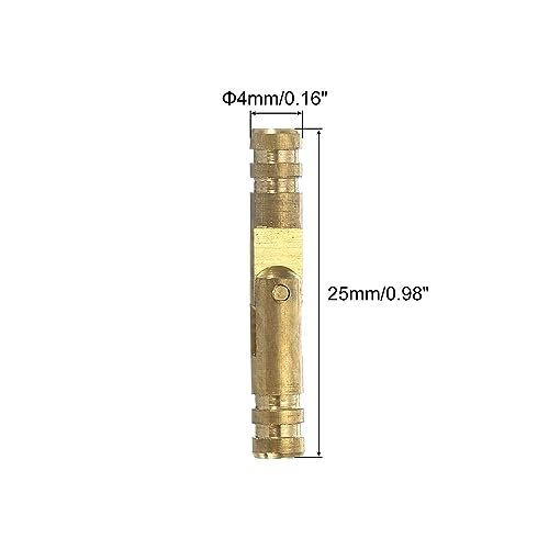 uxcell Invisible Brass Barrel Hinges - Image 2