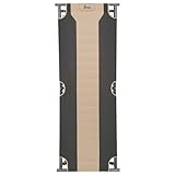 Slumberjack Pine Vista Ultralight Adult Camp Cot, Dark Shadow/Chinchilla, Size 74.5' L x 28.3' W