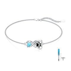 01-Paw Urn Bracelet-Turquoise