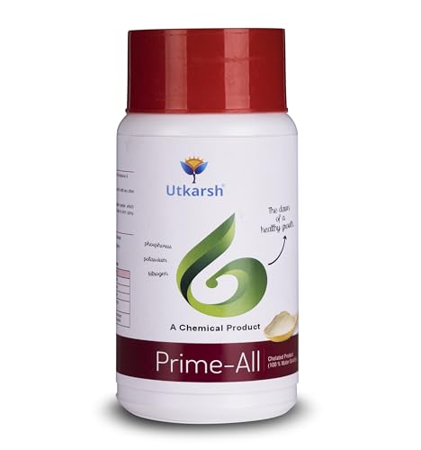 Image of Utkarsh Prime All - Amino Acid Chelated Mix - Nitrogen, Phosphorus, Potassium (100% Water Soluble Chemical for Foliar Spray) (250 gm; Pack of 1)
