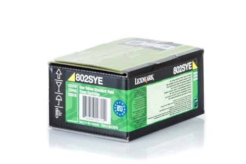 Toner Lexmark 80C2SYE jaune original pour remplacer votre cartouche épuisée