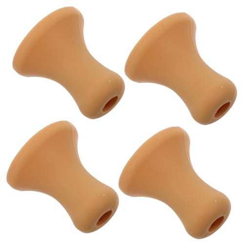 HEMOTON Mouthpiece Flute Swabs for Flutes 4pcs Mouthpiece Covers Silicone Protectors for Musical Instruments