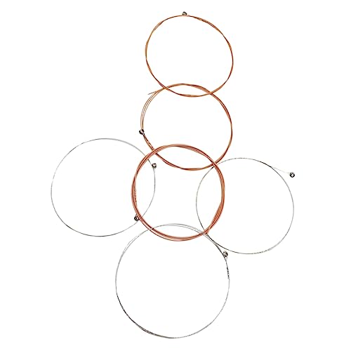 COSMEVIVI 6 Pack Acoustic Guitar Strings Folk Guitar Strings Replacement Supplies