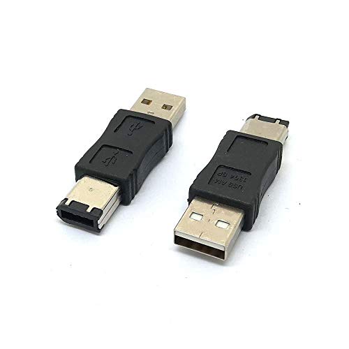 Toptekits LYSB019677YF6-CMPTRACCS Firewire Ieee 1394 6 Pin Male To Usb A Male Convertor Jack M/M Adapter thumb #2