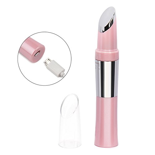 Preisvergleich Produktbild Augenmassagestab, Segbeauty Elektrisch beheizt Sonic Vibration Magic Eye Stick wiederaufladbare Stirnlippe Gesichtsverstärker Faltenentferner Verbessern Sie die Elastizität der Haut - Rosa