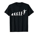Evolution Badminton | Federball | Badmintonspieler Geschenk T-Shirt