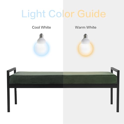 HomePop Modern Velvet Metal Bench| Modern Bench with Metal Leg | Bench for Living Room & Bedroom | Decorative Home Furniture - Loden Green Velvet by HomePop - Image 7