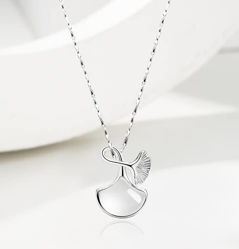 Boucles d'oreilles ginkgo argent S925, finis les bijoux ternes - 5