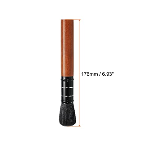 PATIKIL Guitar Cleaner Brush Sandalwood Round Head Guitar String Cleaner for Musical Instrument Dark Brown - Image 2