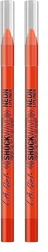 L.A. Girl Shockwave Lipliner, Outrage GP732 (Pack of 2)
