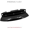 Motorcycle Lower Triple Tree Wind Deflector Fit for Harley Touring Electra Glides Road Glides Road Kings Street Glides 2014-2024 (Black)