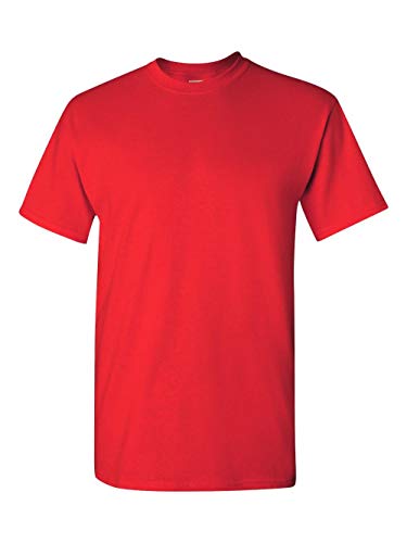 T-shirt rouge Gildan 5000 S pour éviter les vêtements déformés