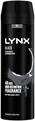 Lynx XXL Dark Temptation 48 hours of odour-busting zinc tech Aerosol Bodyspray deodorant, 250ml