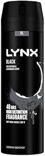 Lynx XXL Dark Temptation 48 hours of odour-busting zinc tech Aerosol Bodyspray deodorant, 250ml