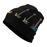 JZemdybill Strickmütze, Mohnblumen-Beanie-Mütze, Beanie-Mütze zum Laufen, Radfahren,...