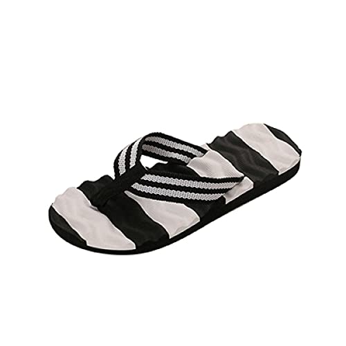 XINZHONG Slippers Ladies Bathroom Slippers Sandals Slippers Indoor and Outdoor Slippers Beach Shoes 35 Black