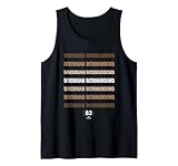 Retro Repeating Text Brennan Bernardino Boston Baseball Tank Top