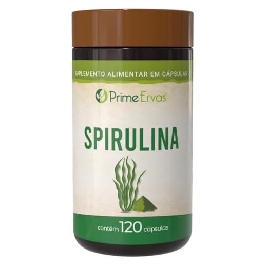 Spirulina Prime Ervas 120 Cápsulas