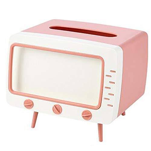 QWERU Tissue Box,TV-Shape Cell Phone Holder Dispenser Novelty Napkin Paper Holder Box...